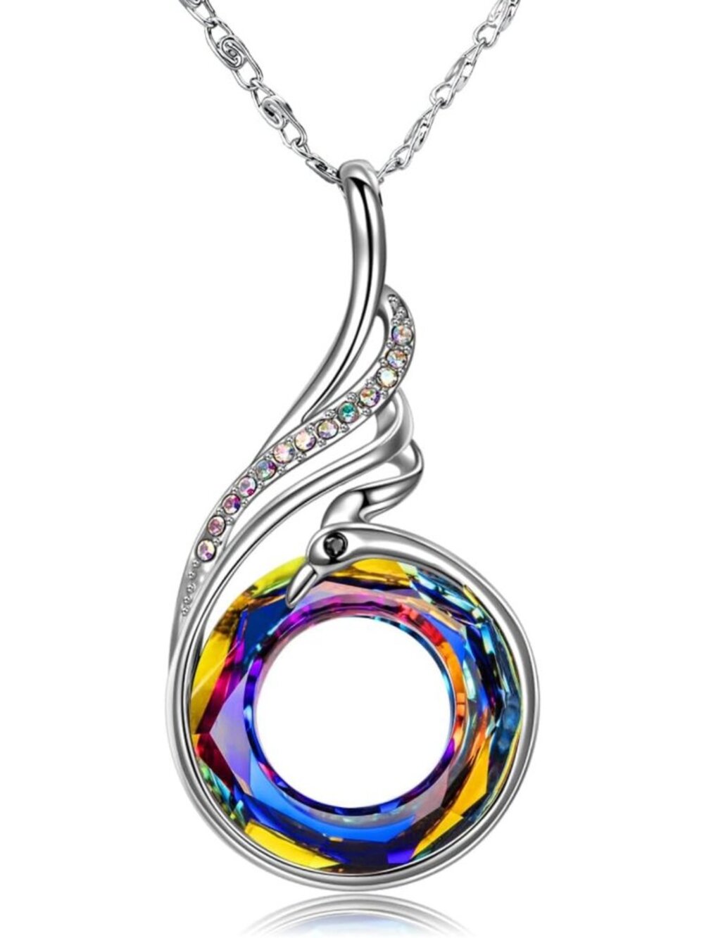 Rise From the Ashes Phoenix Pendant Necklace - Elegant Jewelry for Women